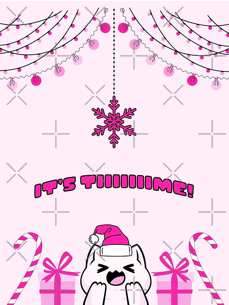 Pink Themed Christmas Holiday Winter Season by YooGlowe