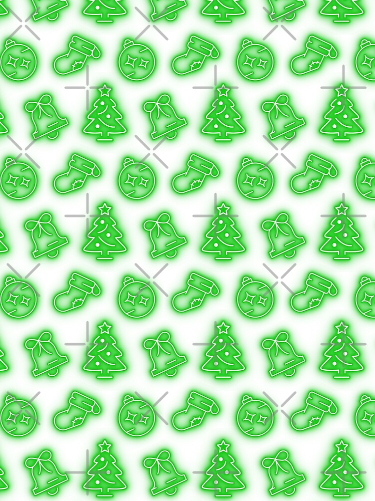 Neon Green Christmas by Pixels2Patterns