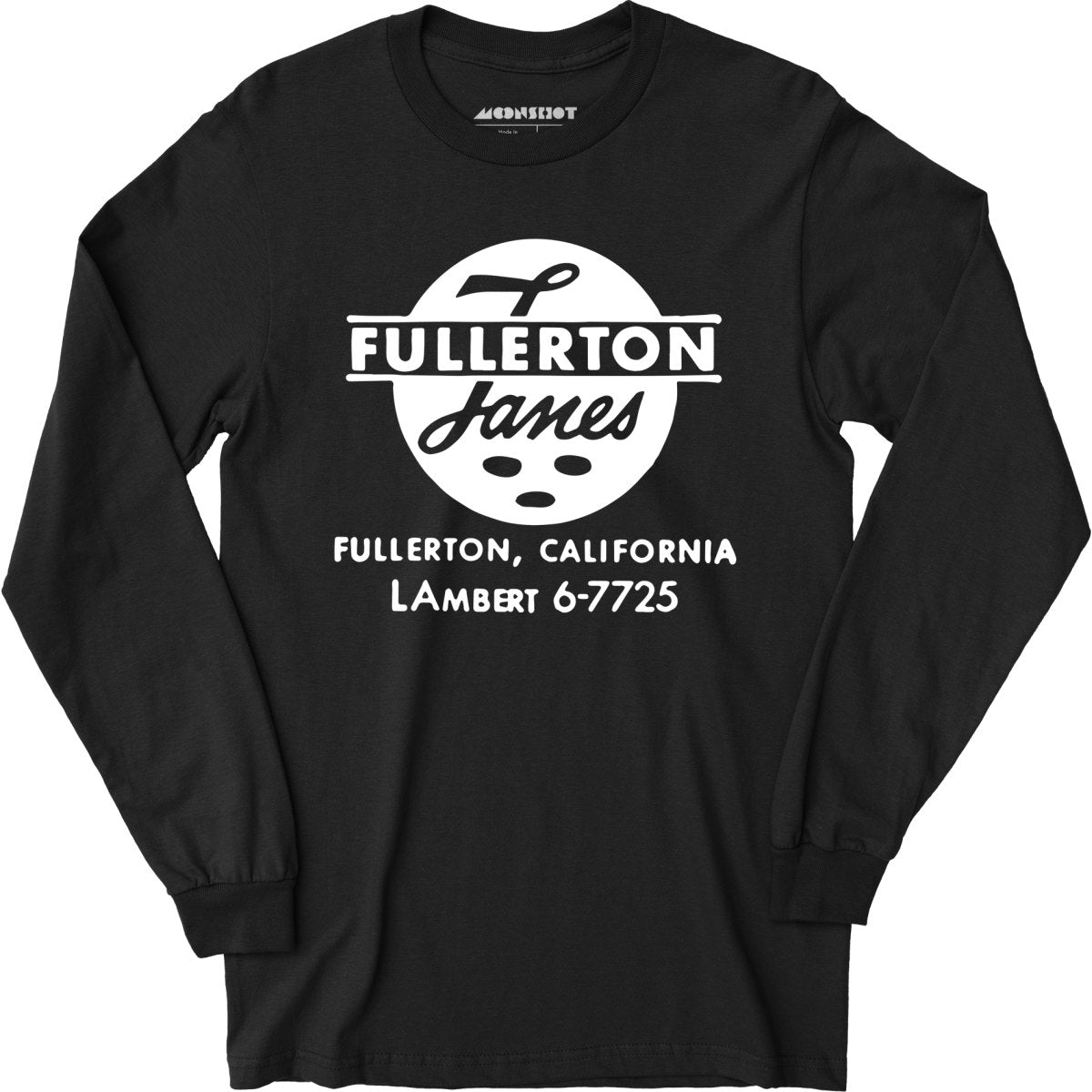 Fullerton Lanes - Fullerton, CA - Vintage Bowling Alley - Long Sleeve