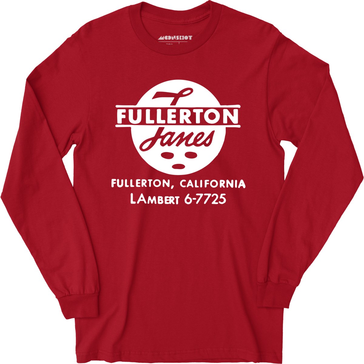 Fullerton Lanes - Fullerton, CA - Vintage Bowling Alley - Long Sleeve