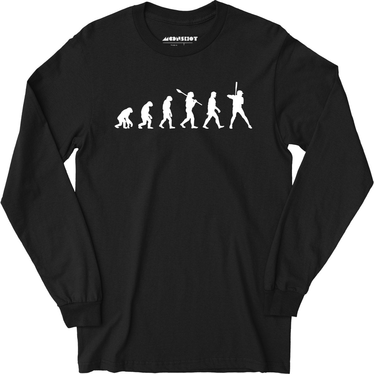 Funny Baseball Evolution - Long Sleeve