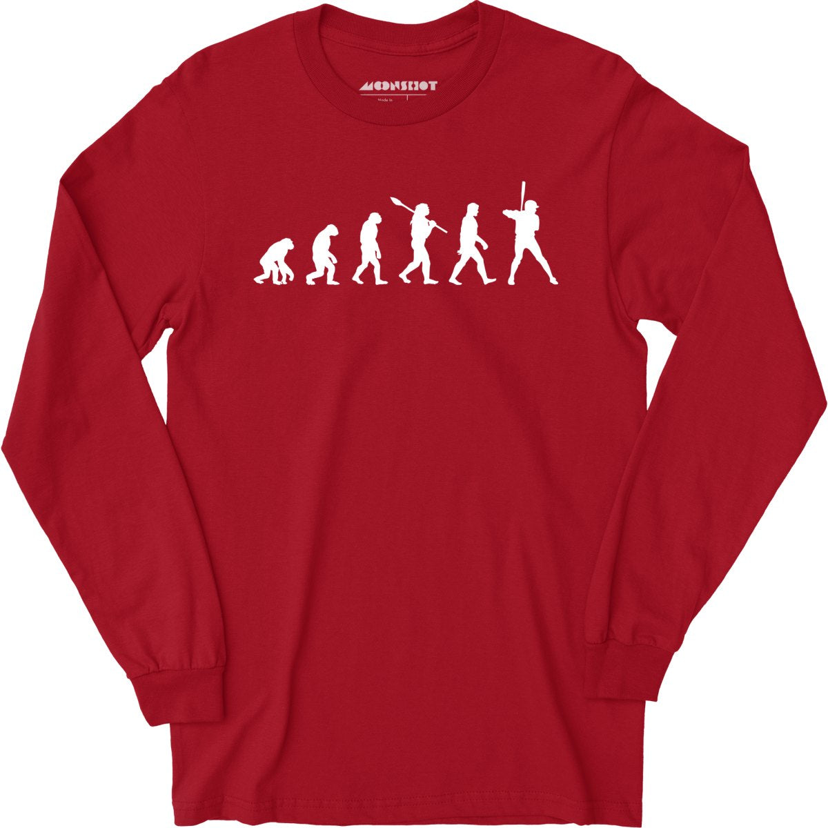 Funny Baseball Evolution - Long Sleeve