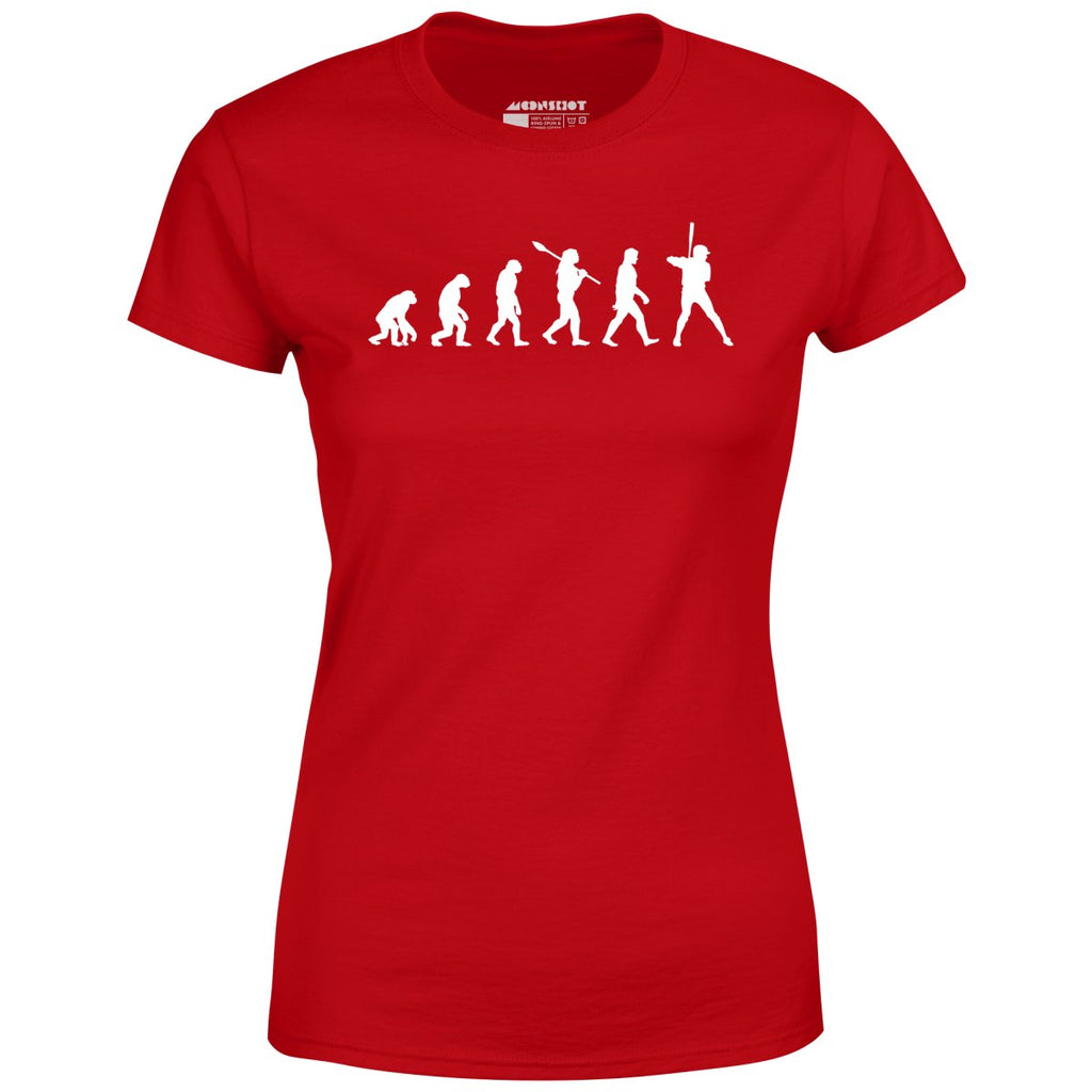 Funny Baseball Evolution - Women's
