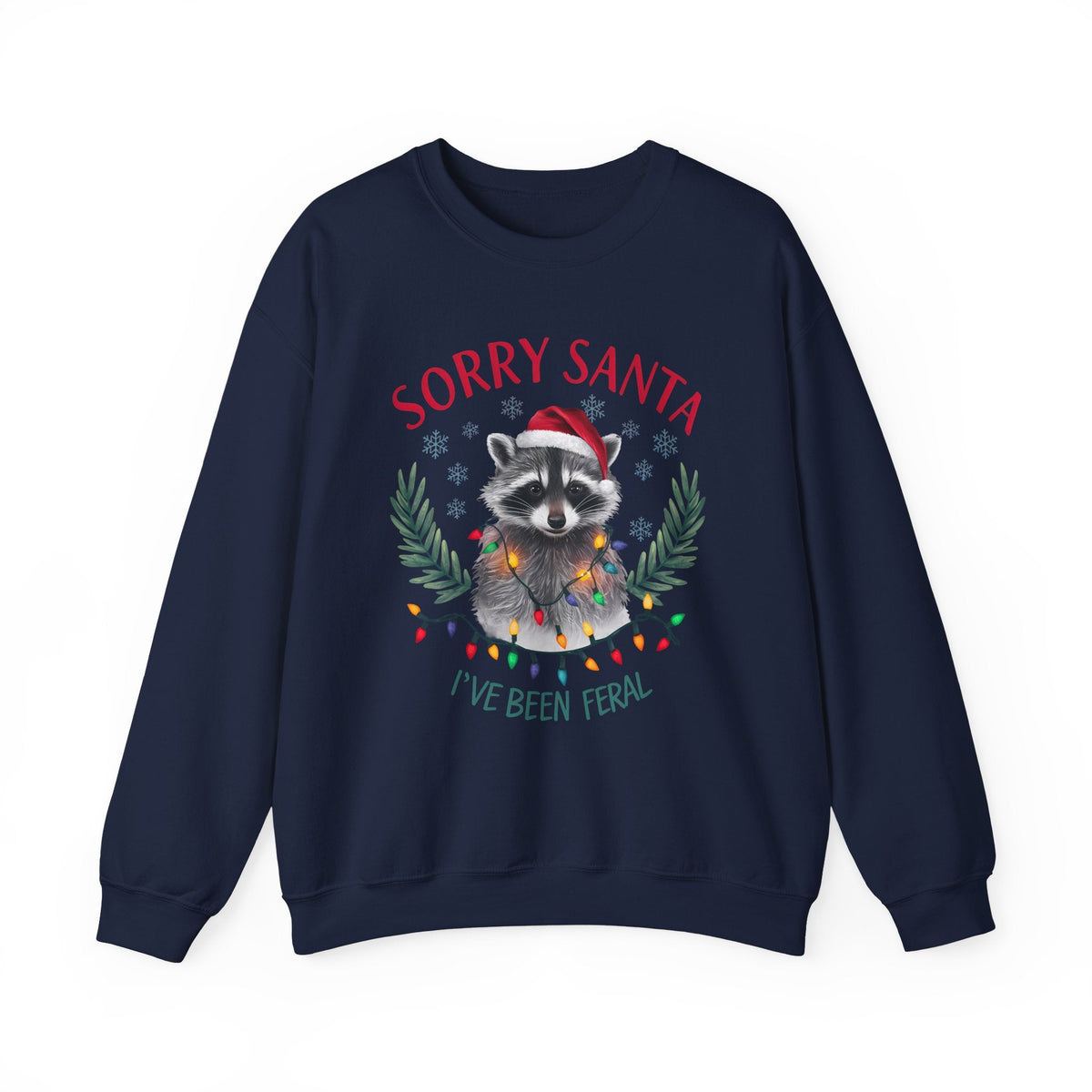 Funny Christmas Raccoon