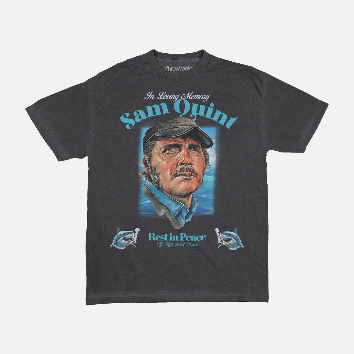 In Memory of Sam Quint Jaws Graphic Tee