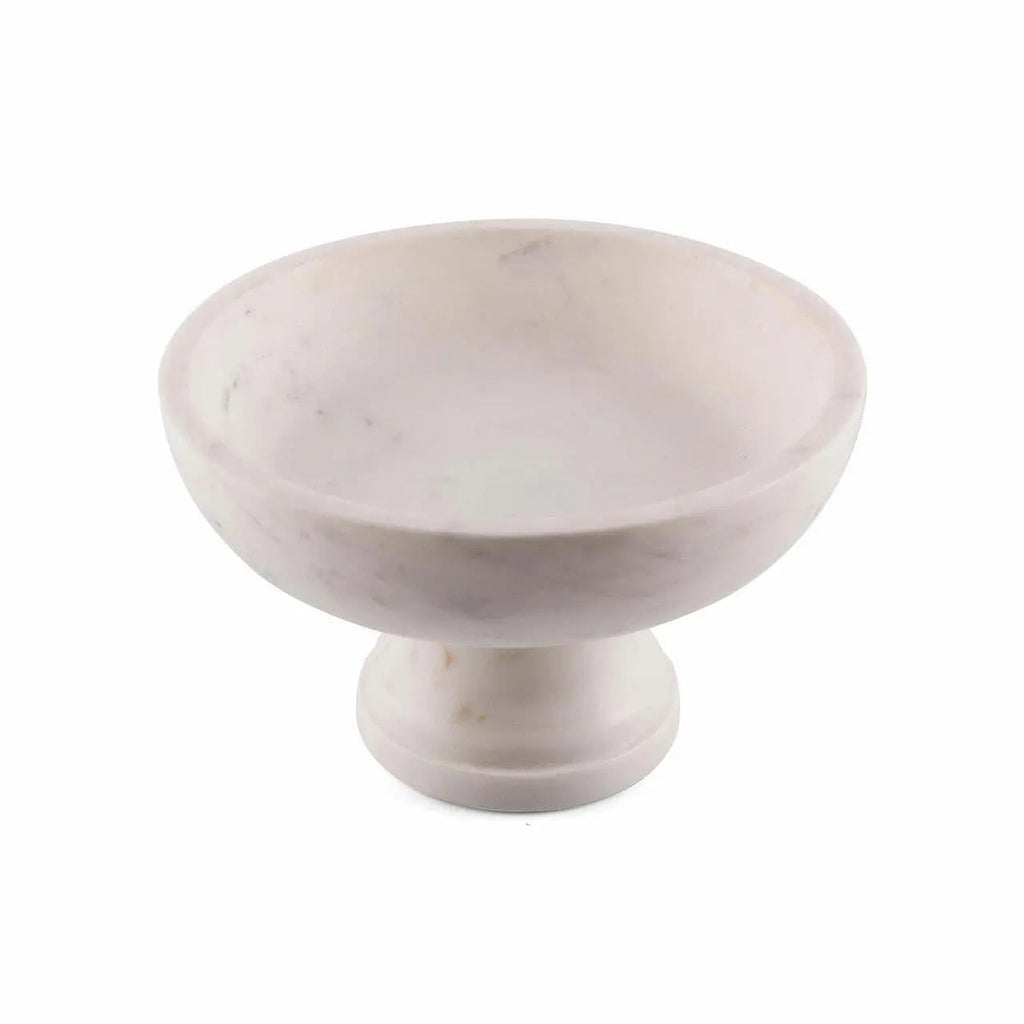 Gala Natural Marble Pedestal Bowl