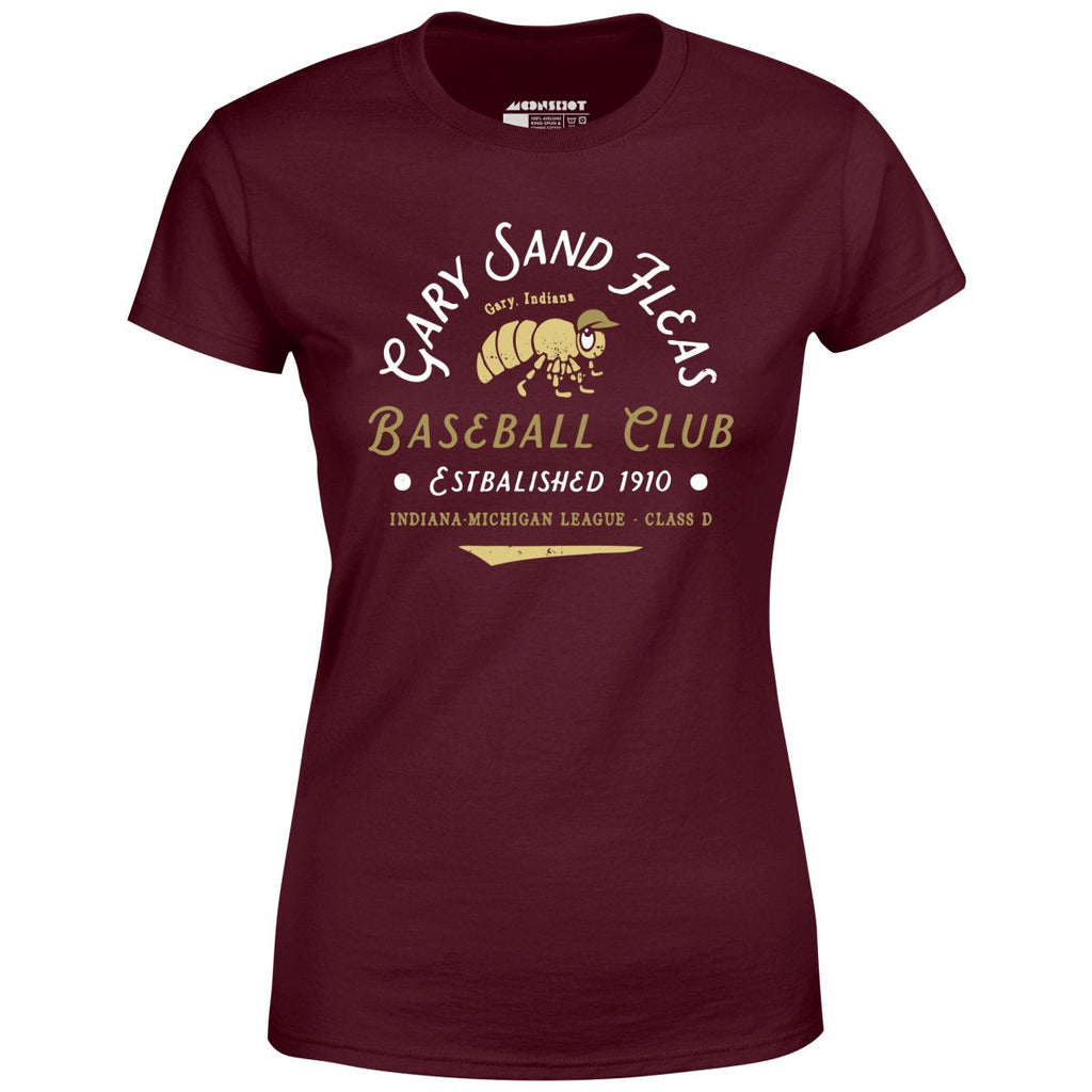 Gary Sand Fleas - Indiana - Vintage Defunct Baseball Teams - Women's