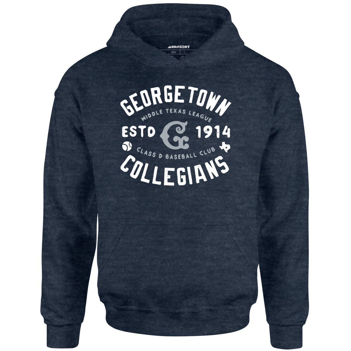 Georgetown Collegians - Texas - Vintage Defunct Baseball Teams - Unisex