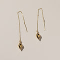 Gold Conch Shell Threaders