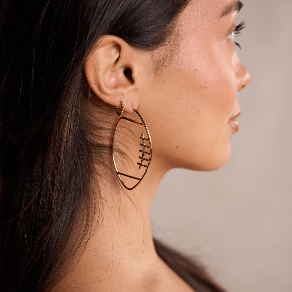 Gold Football Hoops