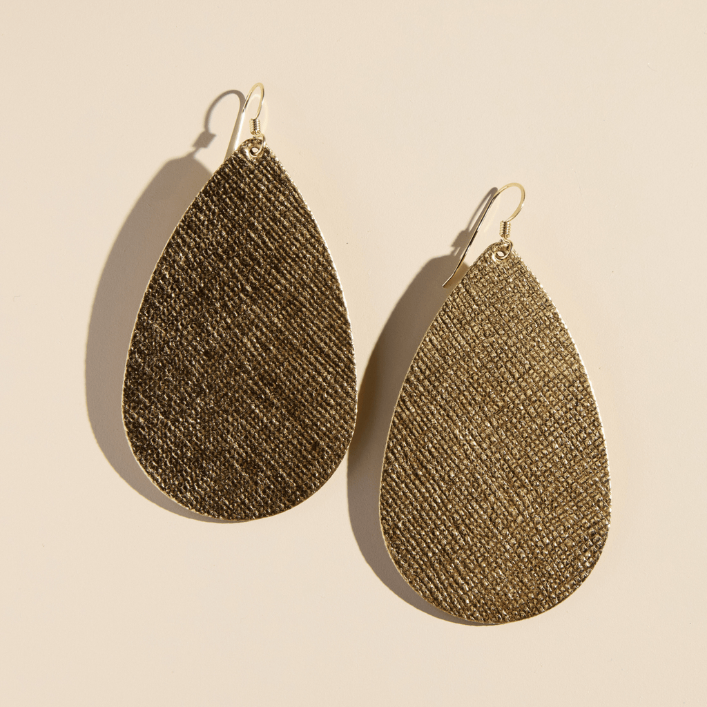 Gold Leaf Teardrops