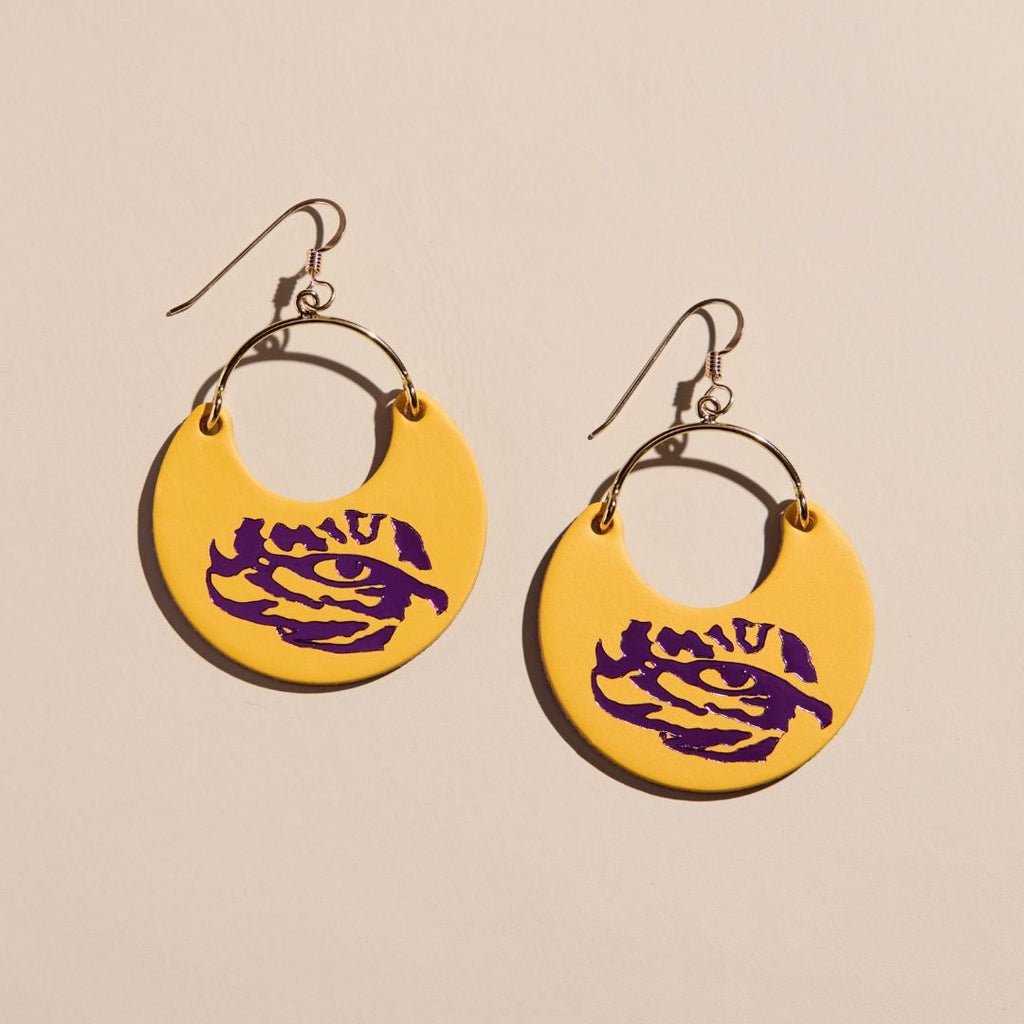 Gold LSU Tiger Eye Nina