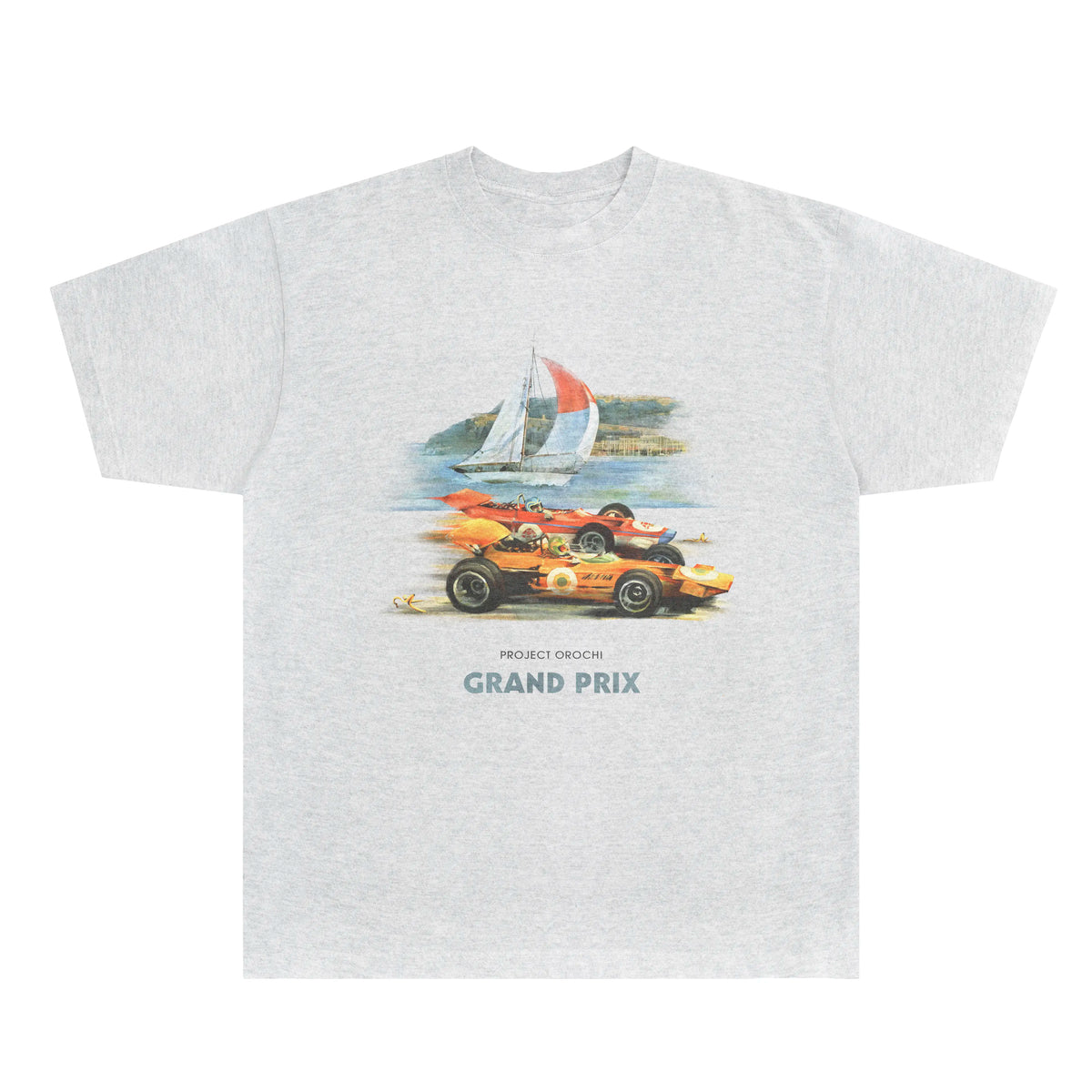 Grand Prix Tee - Heather Gray