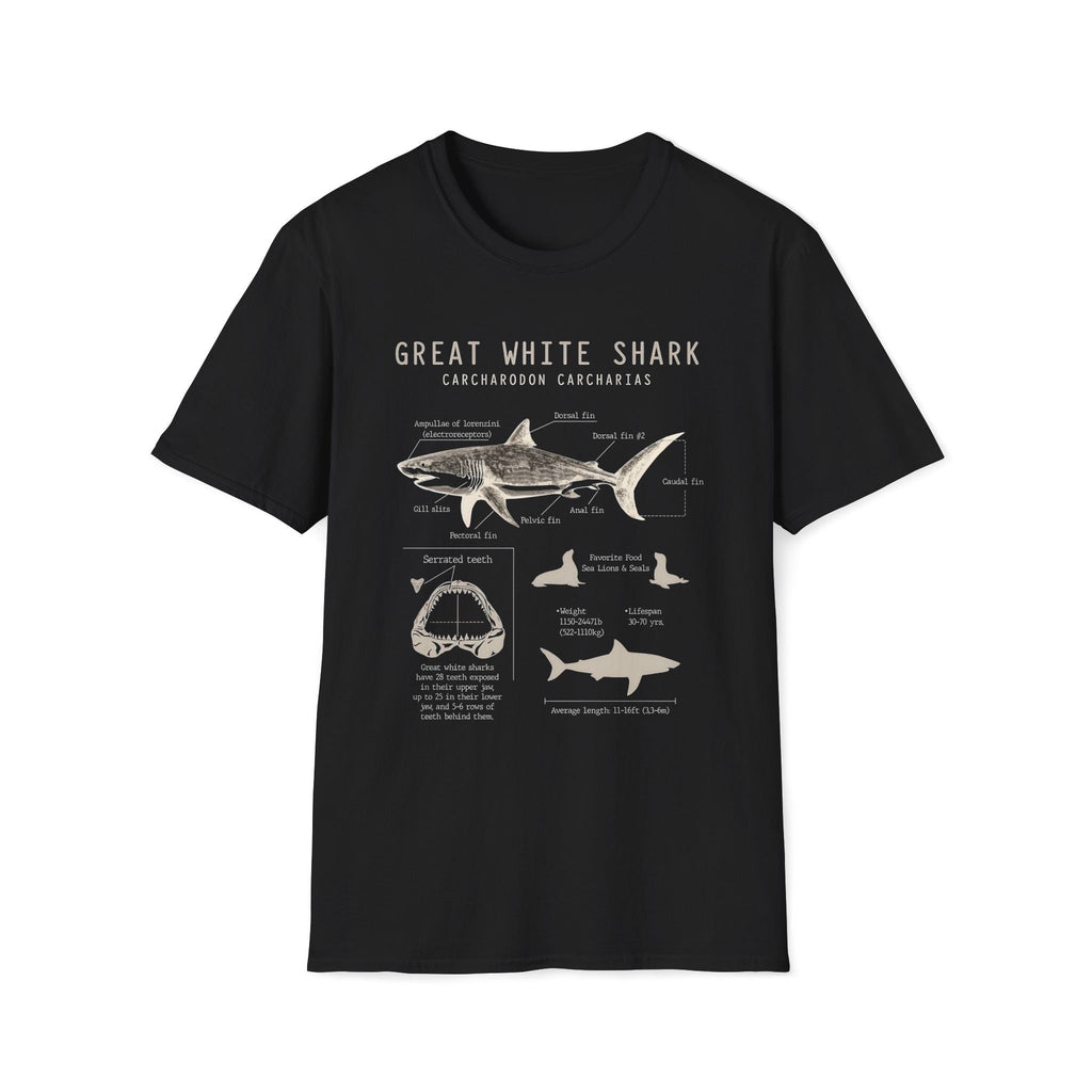 Great White Shark Anatomy Unisex