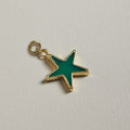 Green Onyx Star Charm
