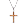 Gum Burl Cross Necklace