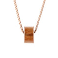 Gum Burl Wide Barrel - Rose Gold