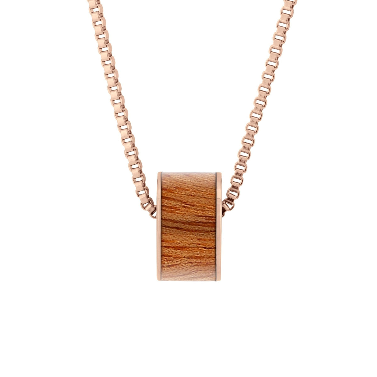 Gum Burl Wide Barrel - Rose Gold