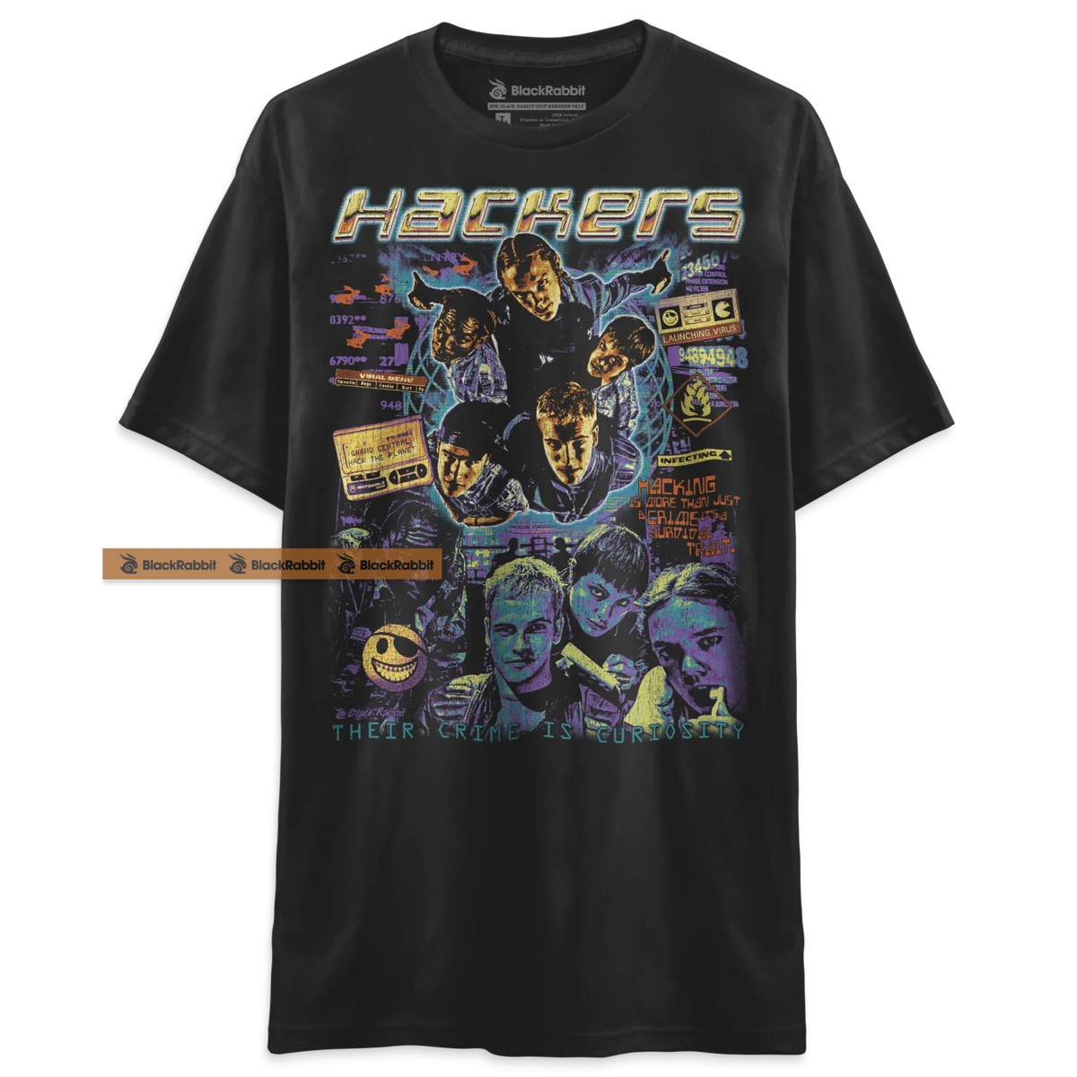Hackers 1995 Their Crime Is Curiosity Retro Vintage 90s Unisex Classic