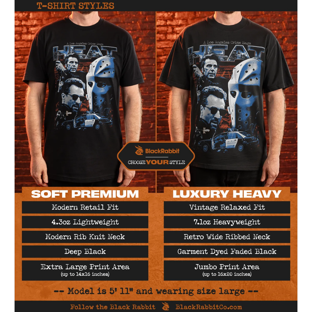 Heat Movie - A Los Angeles Crime Saga 90s Retro Vintage Unisex Classic