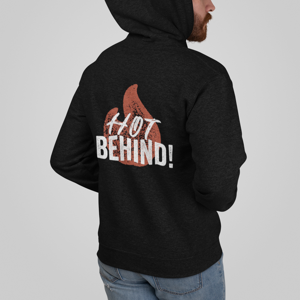 Hot Behind Unisex Back-Print