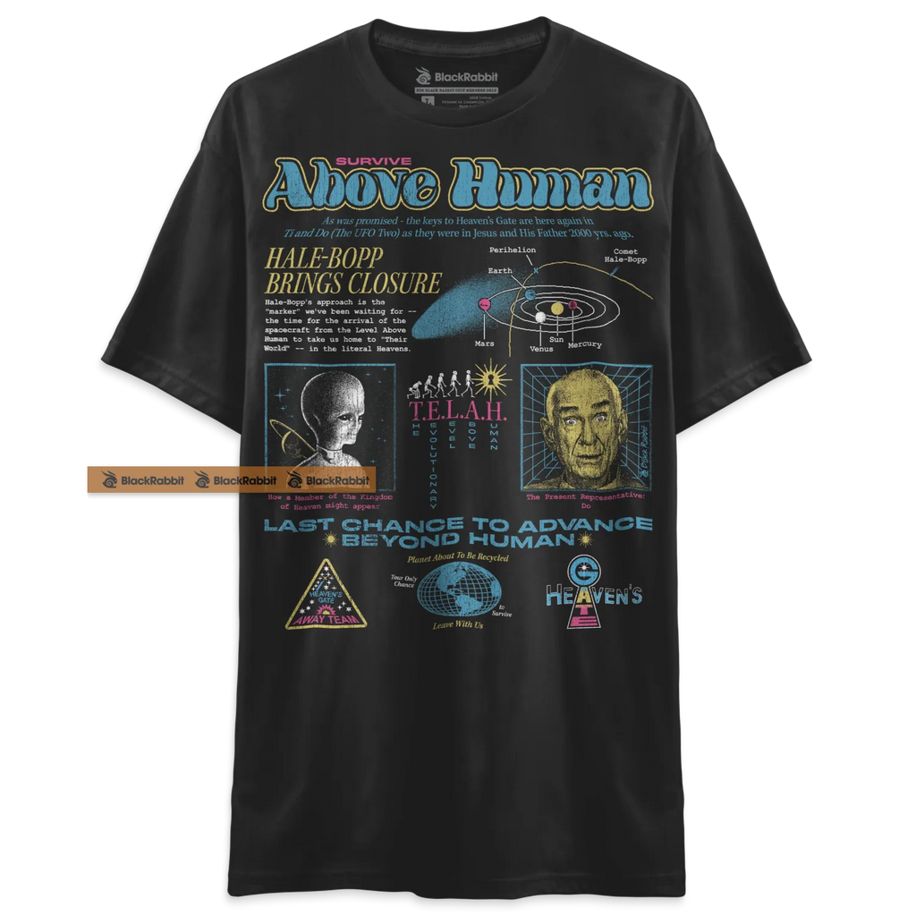 Heaven's Gate Cult Survive Above Human 90s Retro Vintage Unisex Classic