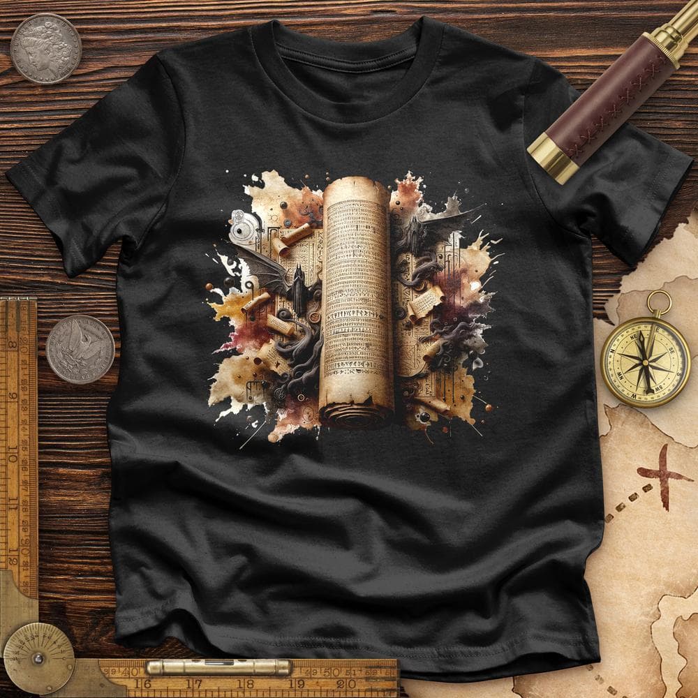 Aged Parchment Scroll Premium QualityTee