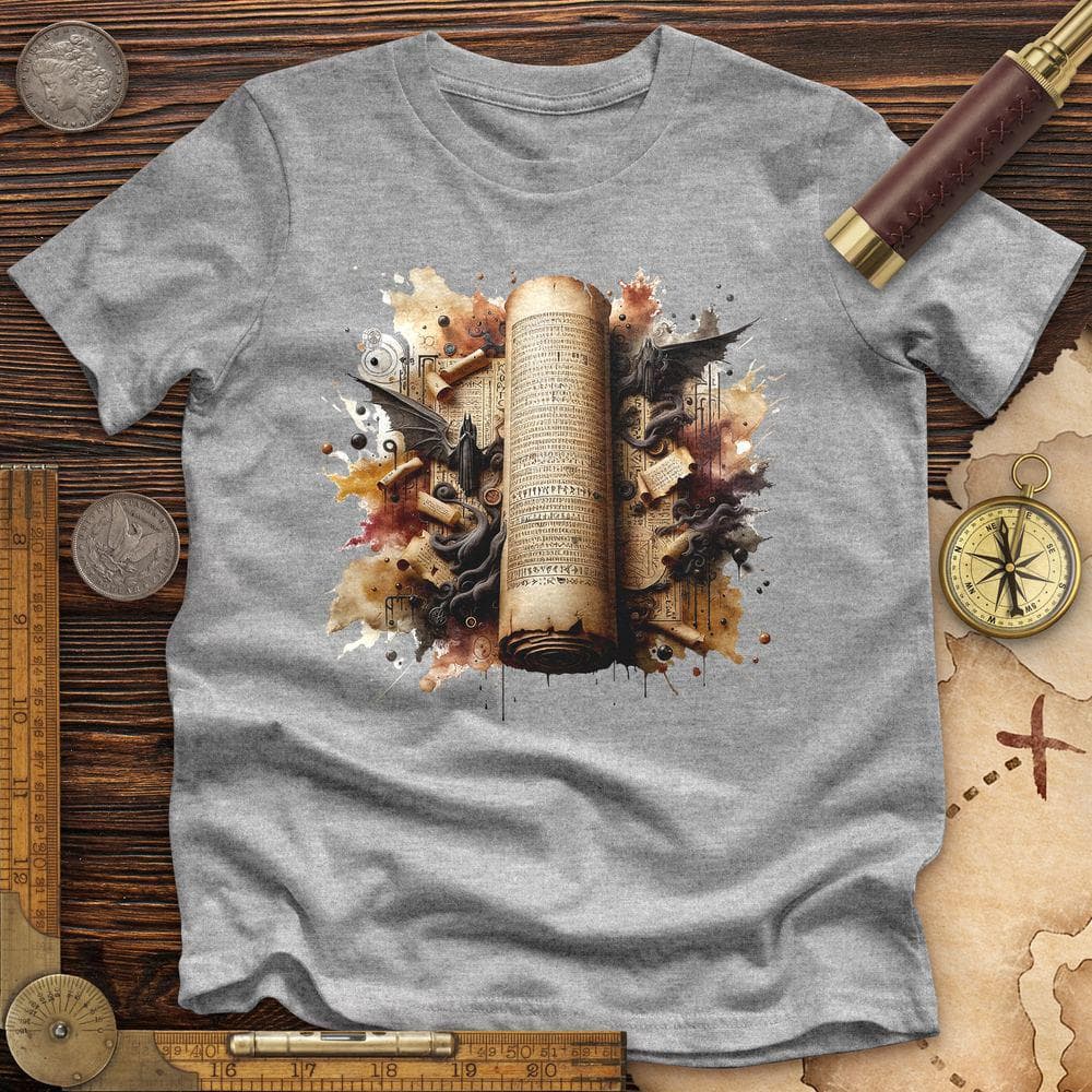 Aged Parchment Scroll Premium QualityTee