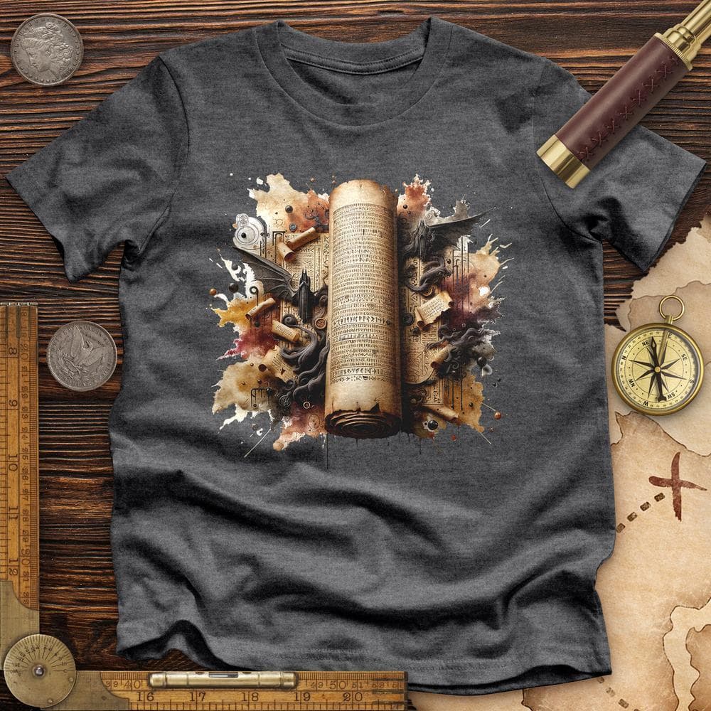 Aged Parchment Scroll Premium QualityTee