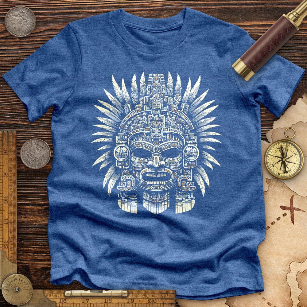 Aztec Warrior Mask Premium QualityTee