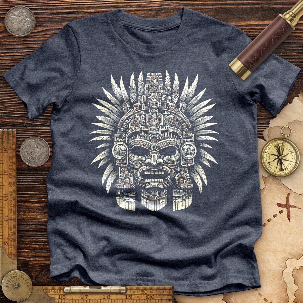 Aztec Warrior Mask Premium QualityTee