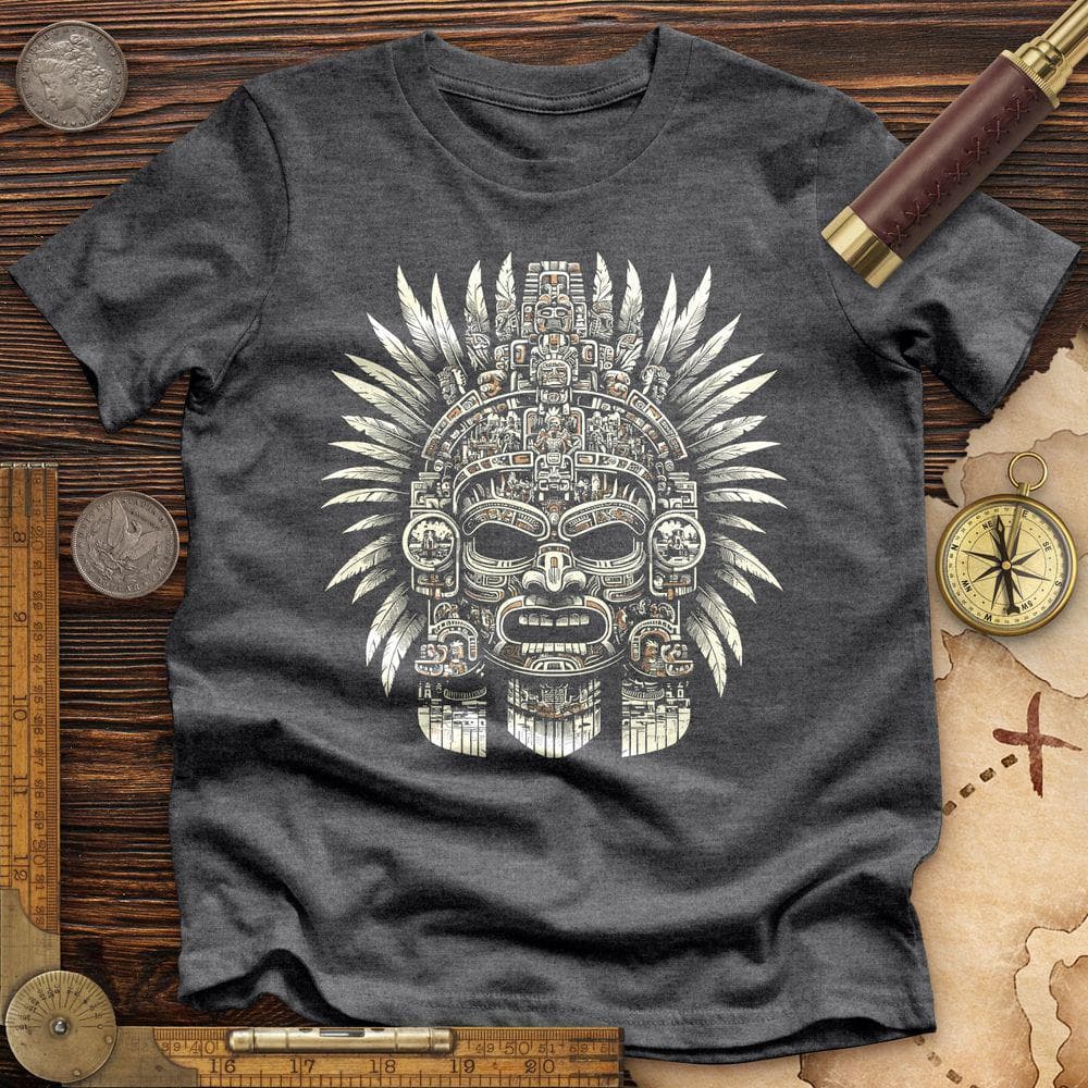 Aztec Warrior Mask Premium QualityTee