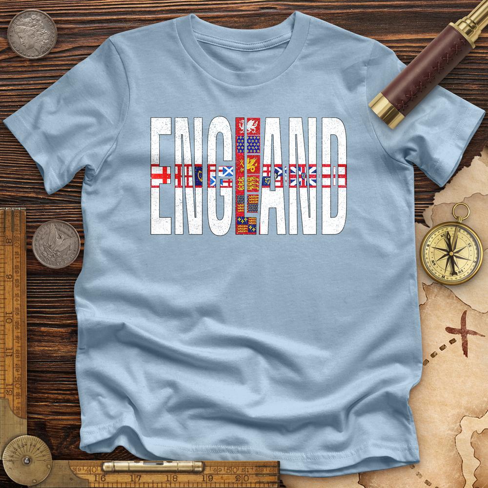 English Flags 1 Premium Quality Tee