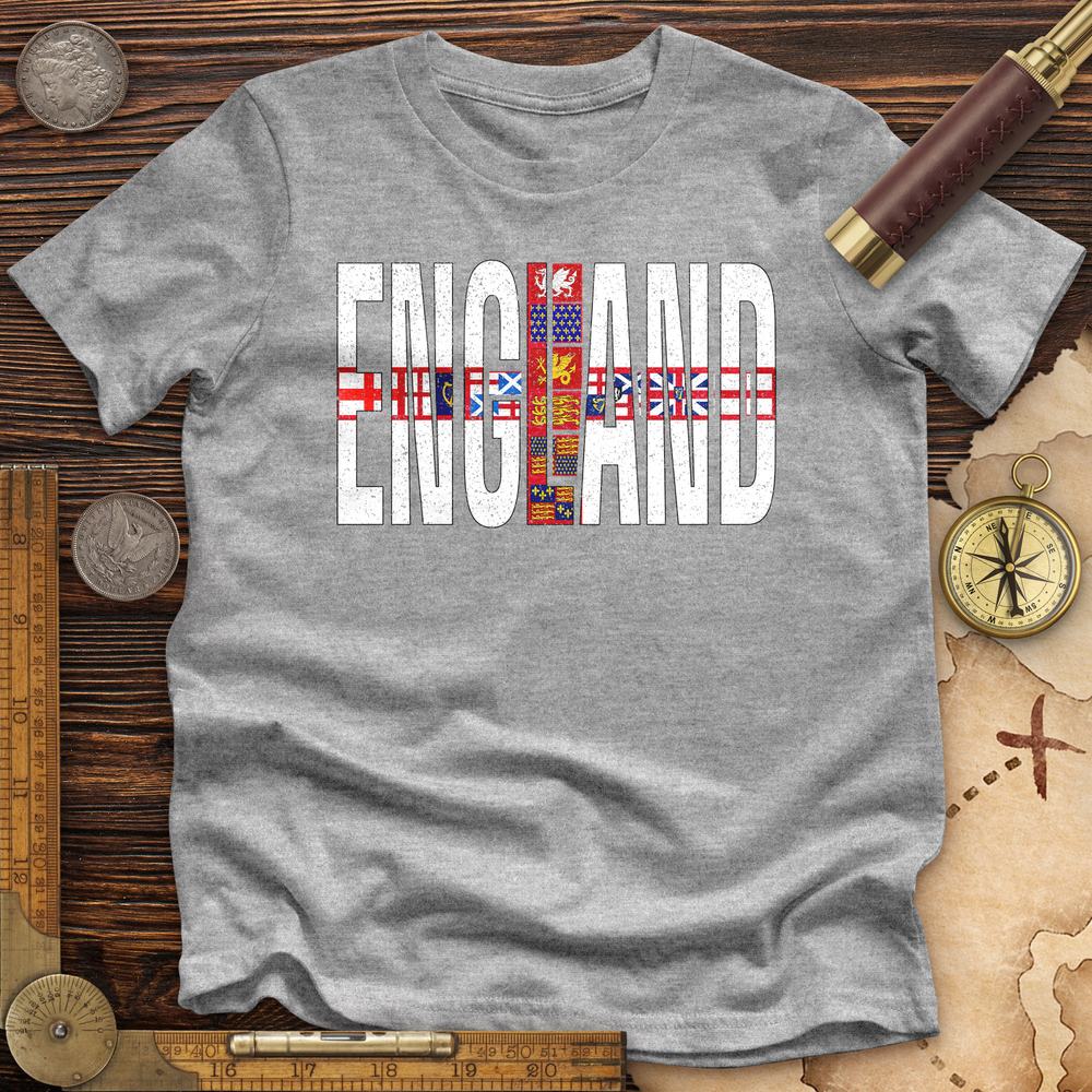 English Flags 1 Premium Quality Tee
