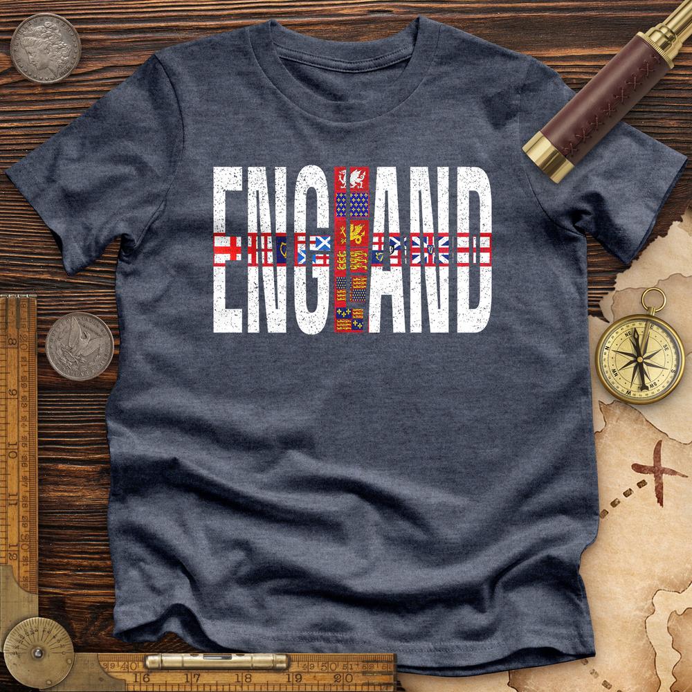 English Flags 1 Premium Quality Tee