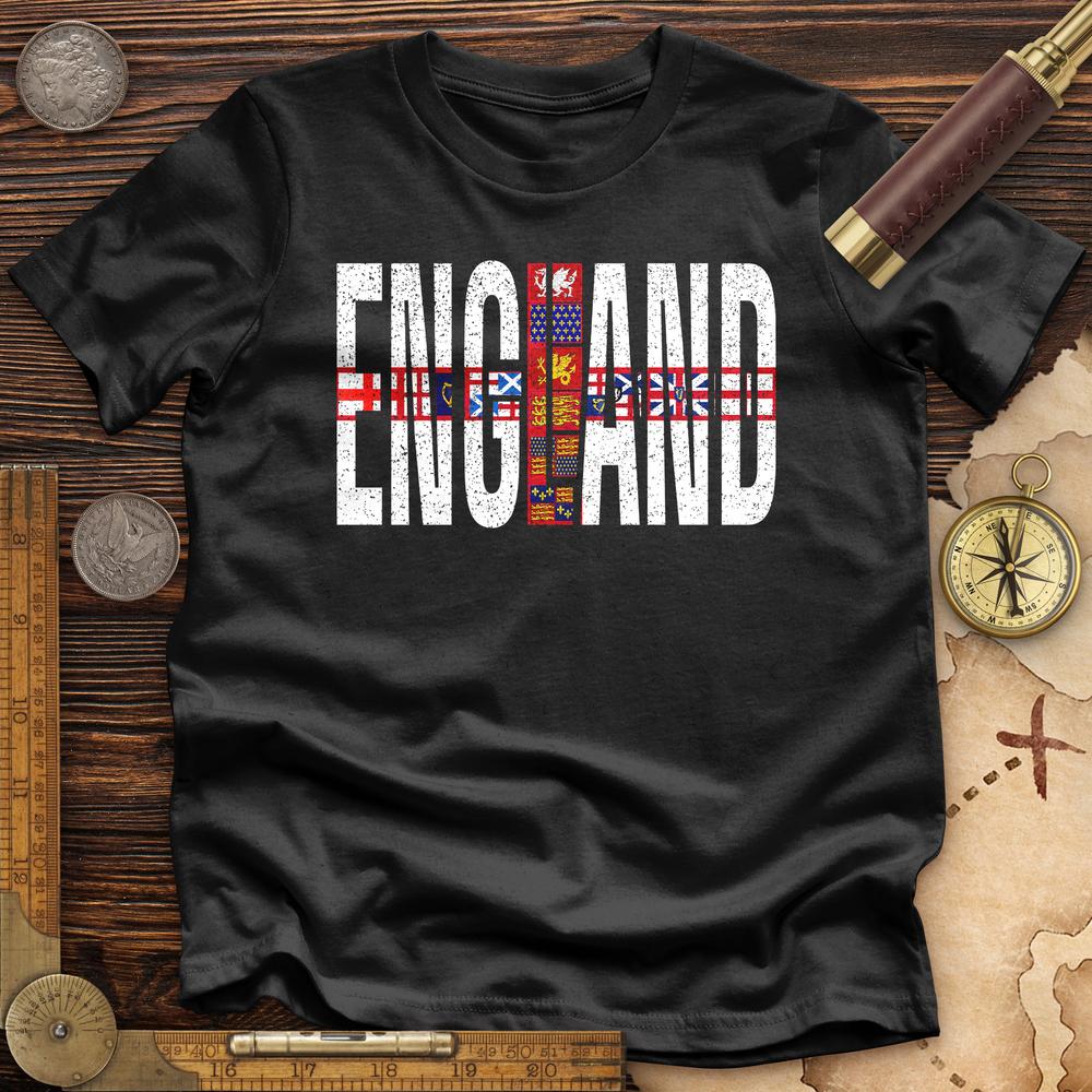 English Flags 1 Premium Quality Tee