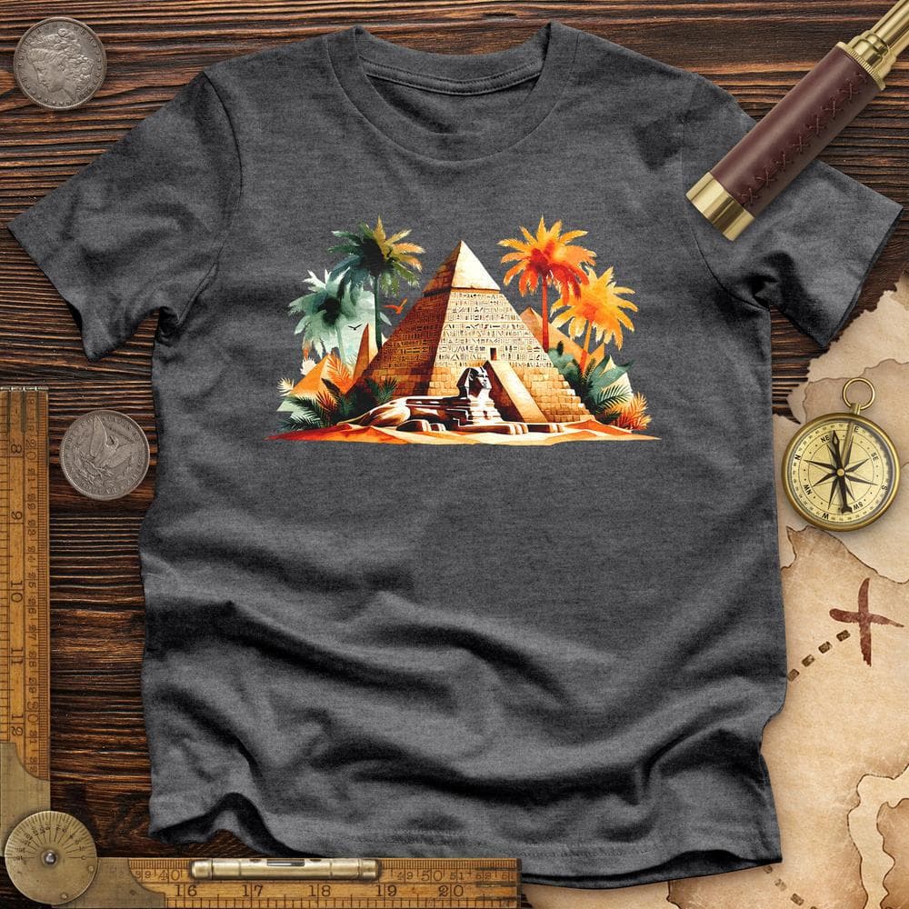 Enigmatic Egyptian Pyramid Premium Quality Tee