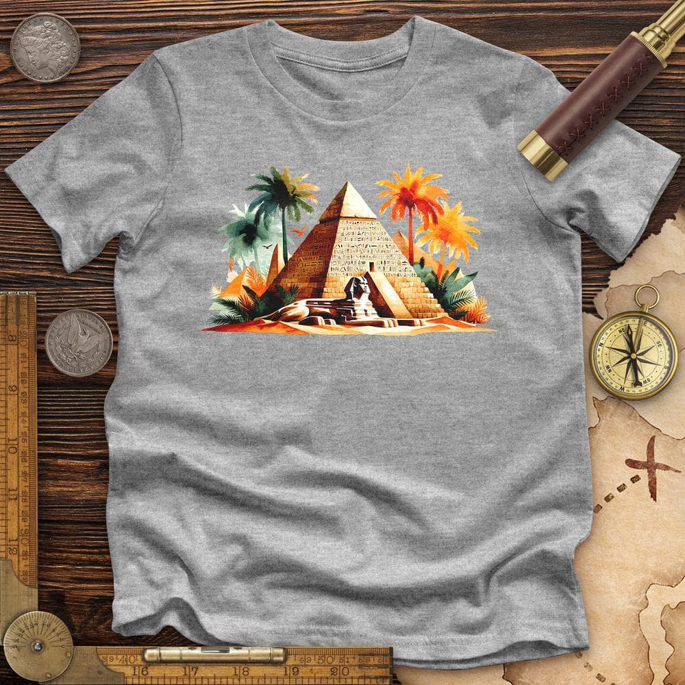 Enigmatic Egyptian Pyramid Premium Quality Tee