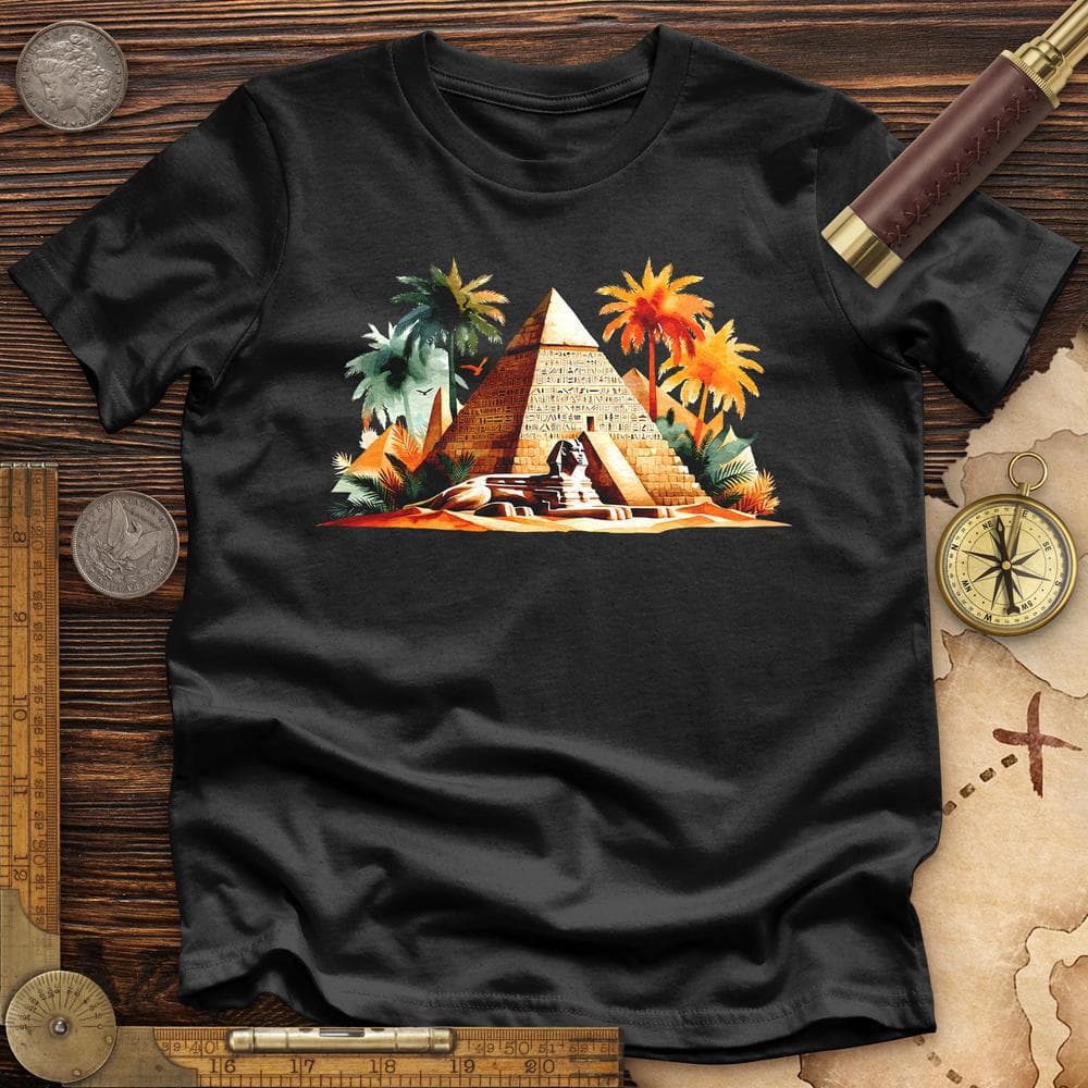 Enigmatic Egyptian Pyramid Premium Quality Tee