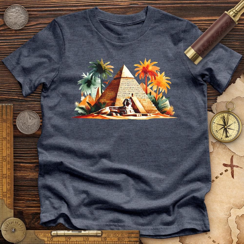 Enigmatic Egyptian Pyramid Premium Quality Tee