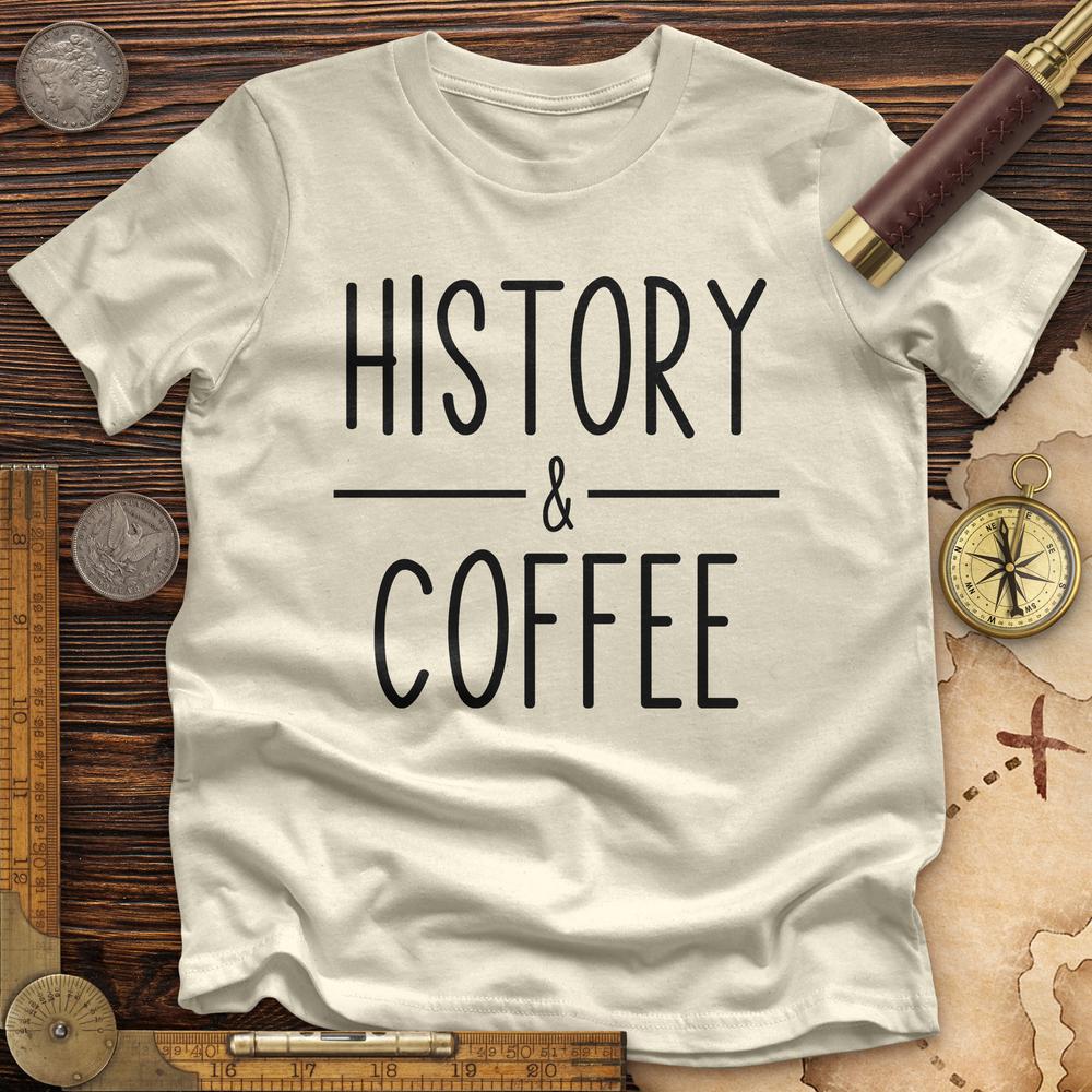 History & Coffee Premium Quality Tee