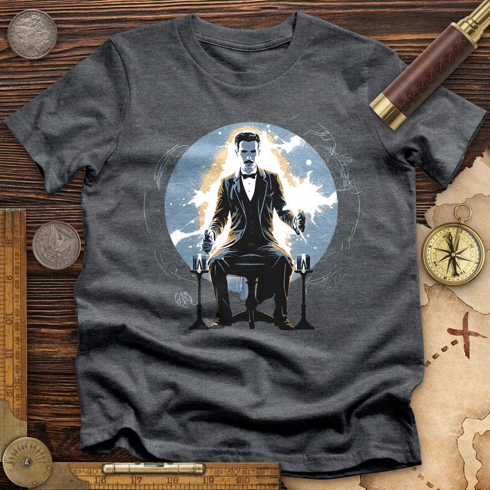 Inventor Nikola Tesla Premium Quality Tee
