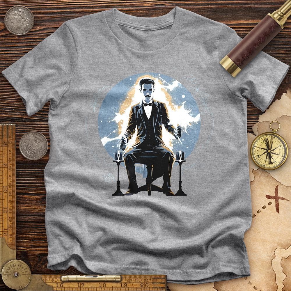 Inventor Nikola Tesla Premium Quality Tee