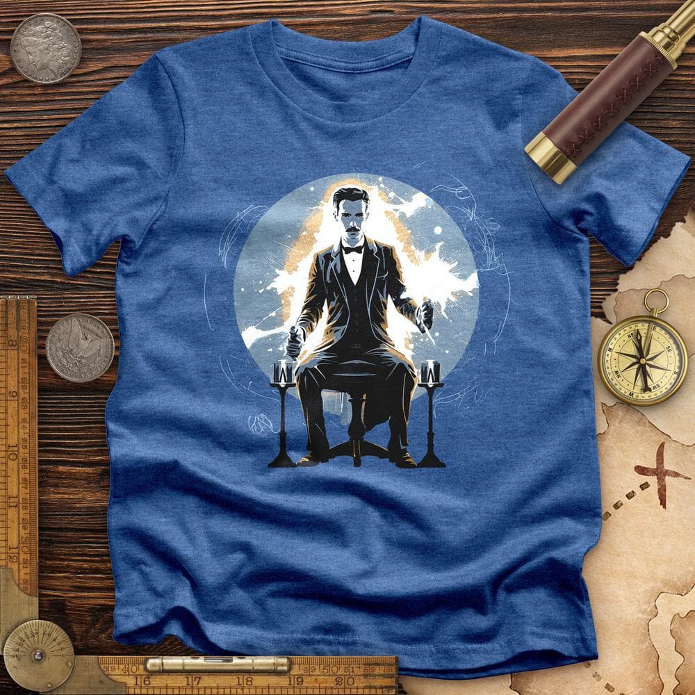 Inventor Nikola Tesla Premium Quality Tee
