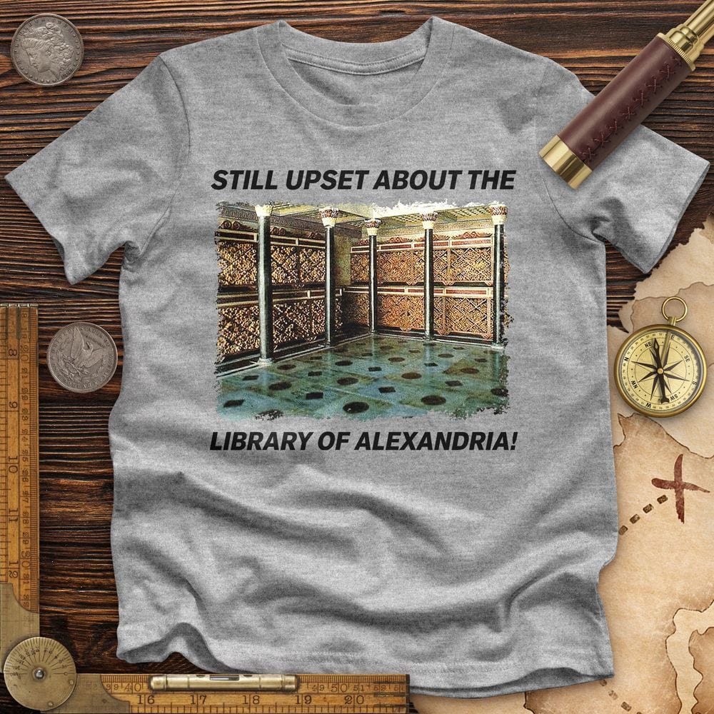 Library Of Alexandria Premium Quality Tee