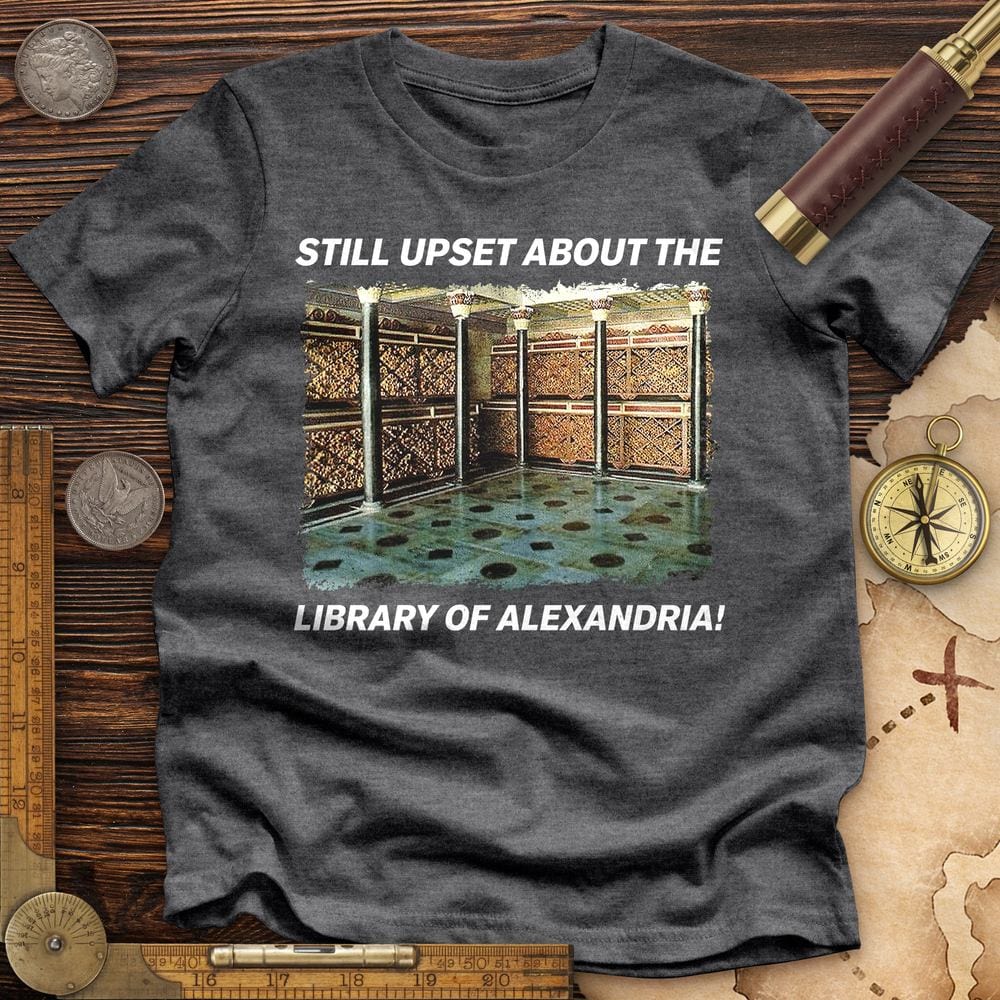 Library Of Alexandria Premium Quality Tee