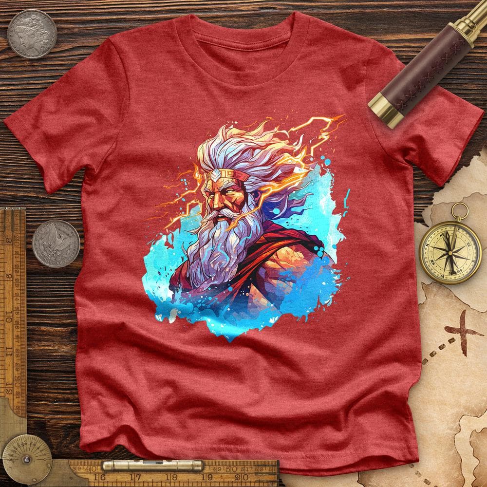 Lightning Zeus Premium Quality Tee