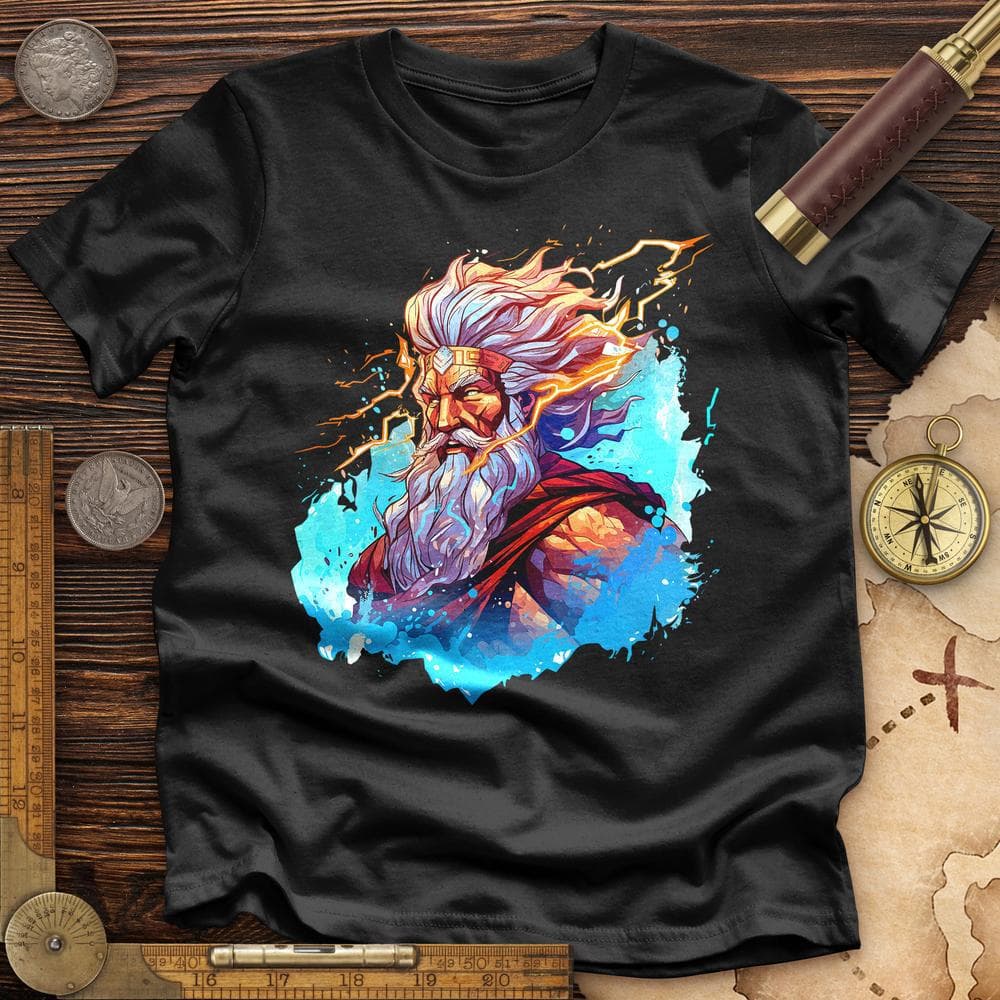Lightning Zeus Premium Quality Tee