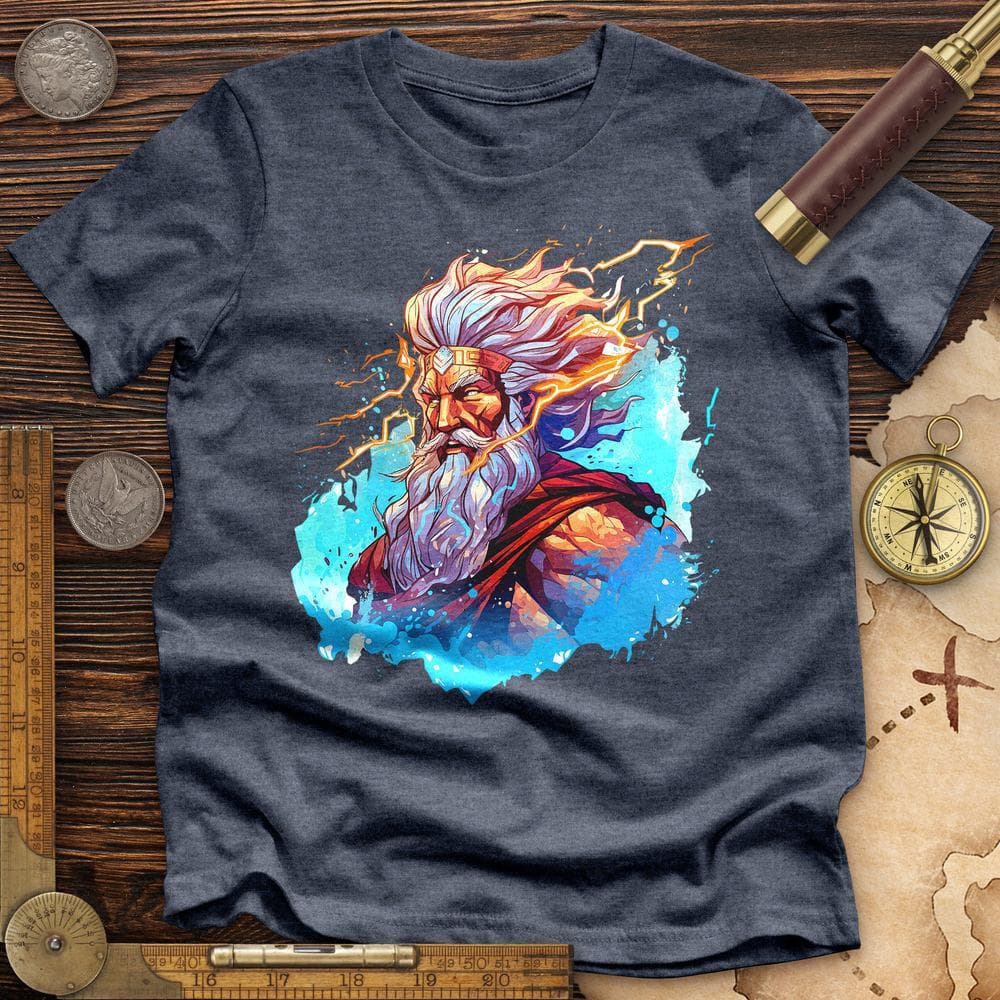 Lightning Zeus Premium Quality Tee