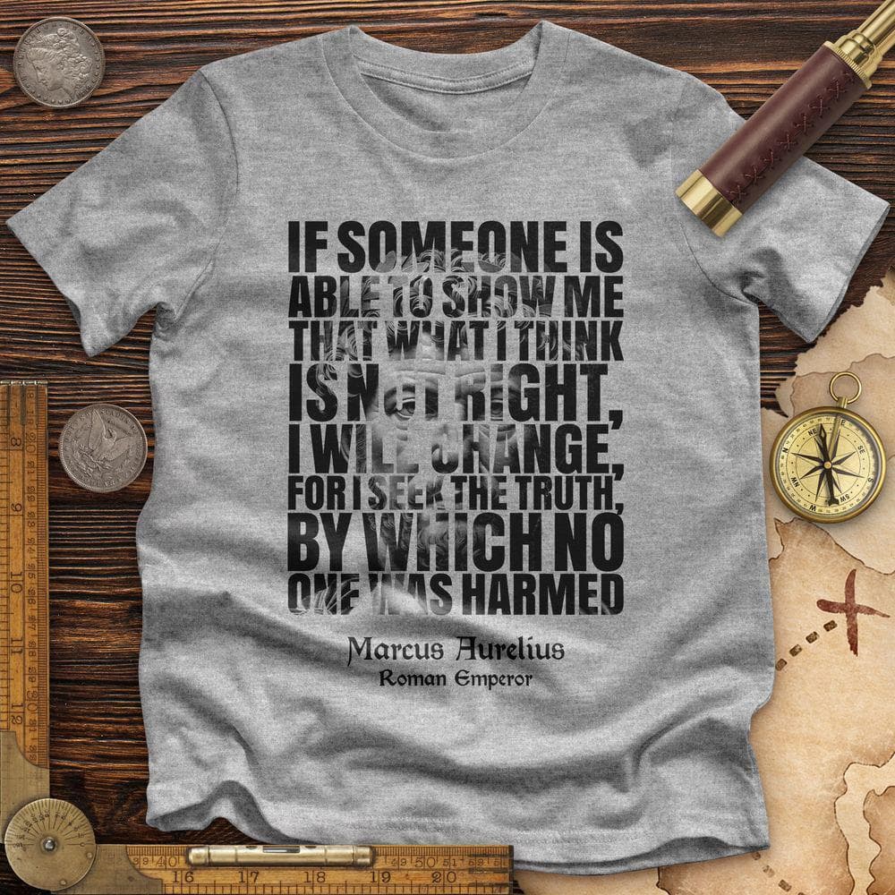 Marcus Aurelius Quote Premium Quality Tee